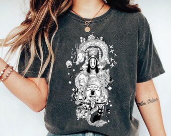 Vintage Totoro T-Shirt, My Neighbor Totoro, Studio Ghibli T-Shirt, Ghibli Shirt, Hayao Miyazaki, Studio Ghibli Gift, Anime Totoro T-Shirt