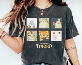 ヴィンテージ トトロ T シャツ、となりのトトロ、スタジオジブリ T シャツ、ジブリ シャツ、宮崎駿、スタジオジブリ ギフト、アニメ トトロ T シャツ