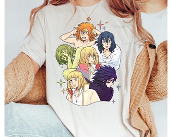 T-shirt Howl's Moving Castle, T-shirt Howl and Sophie, Ghibli-shirt, Hayao Miyazaki, Studio Ghibli-cadeau, anime Howls Moving Castle-shirt