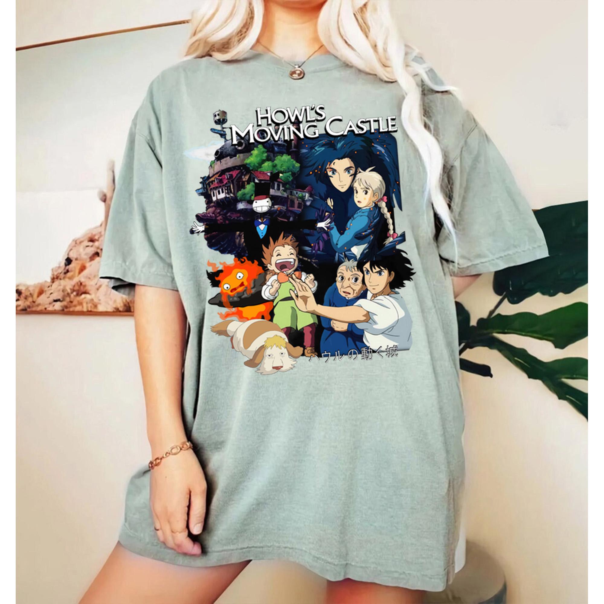 ハウルの動く城 Tシャツ、ハウルとソフィー Tシャツ、ジブリ シャツ