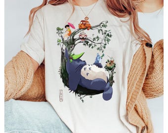 ヴィンテージ トトロ Tシャツ、となりのトトロ、スタジオジブリ Tシャツ、ジブリ シャツ、宮崎駿、スタジオジブリ ギフト、アニメ トトロ Tシャツ