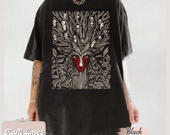 Princess Mononoke Forest Spirit Shirt: Studio Ghibli Y2K Tee