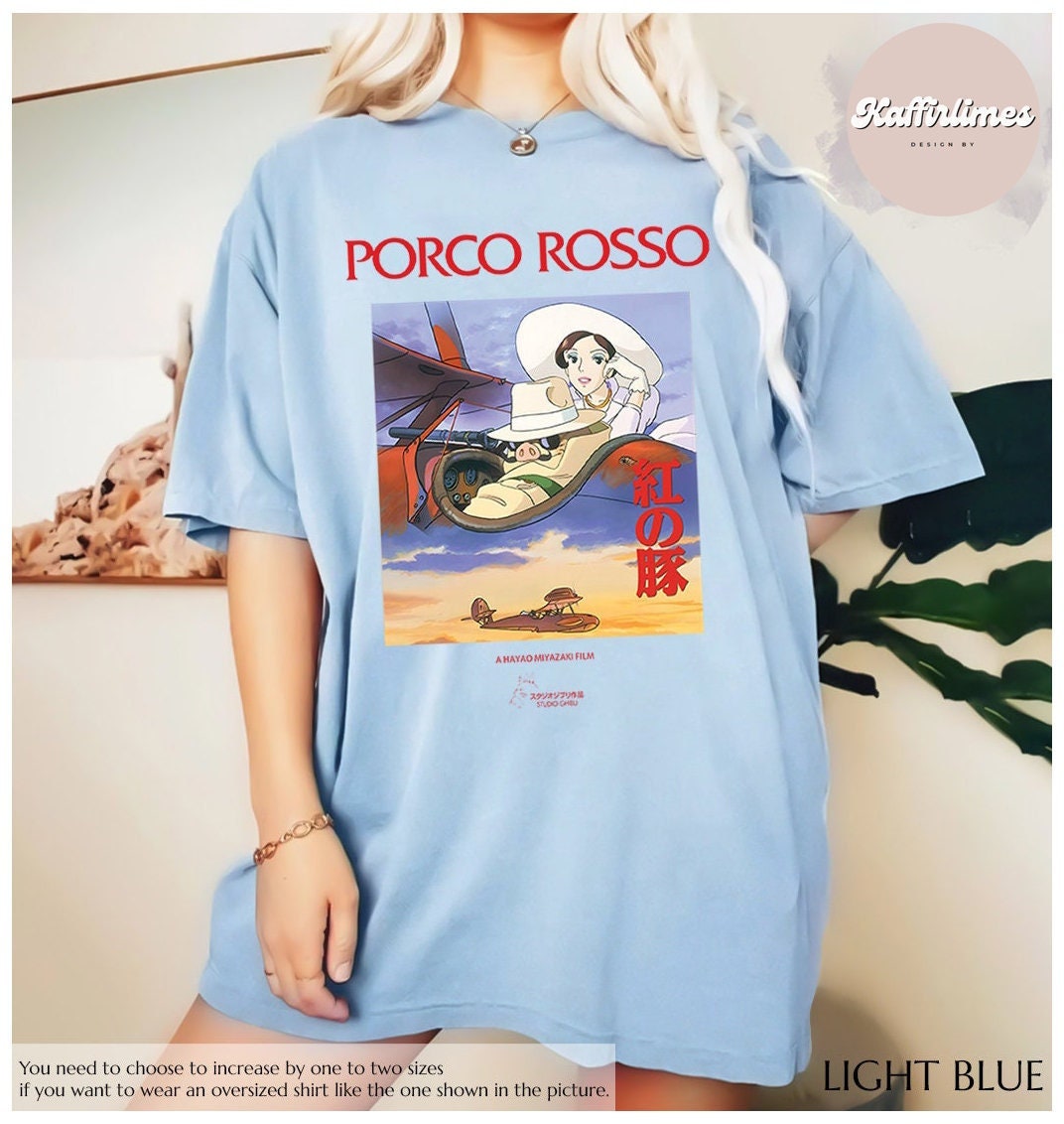 Porco Rosso T Shirt - Etsy Porco Rosso T Shirt - Etsy