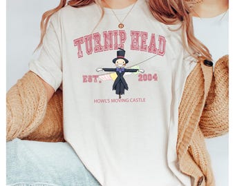 T-shirt Howl's Moving Castle, T-shirt Howl and Sophie, Ghibli-shirt, Hayao Miyazaki, Studio Ghibli-cadeau, anime Howls Moving Castle-shirt
