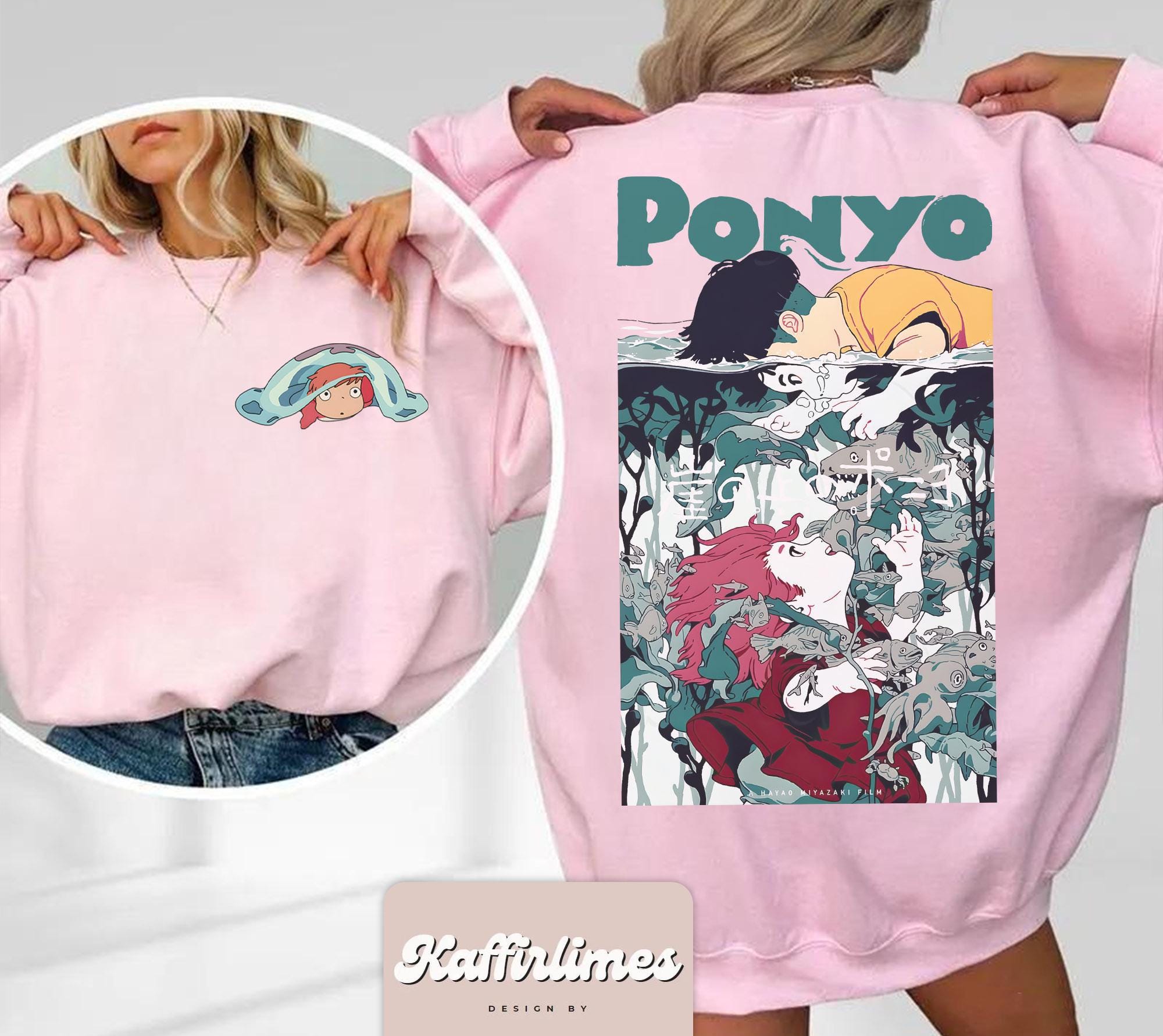 Ponyo Sweatshirt - Etsy