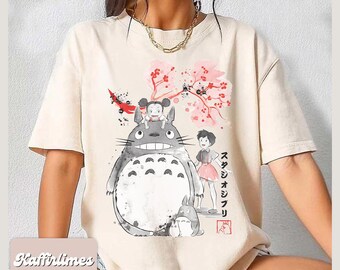 Vintage My Neighbor Totoro Shirt: Studio Ghibli Y2K Tee