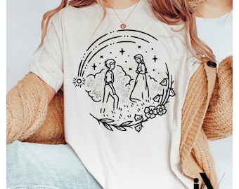 Howl's Moving Castle T-Shirt, Howl and Sophie T-Shirt, Ghibli Shirt, Hayao Miyazaki, Studio Ghibli Gift, Anime Howls Moving Castle Shirt
