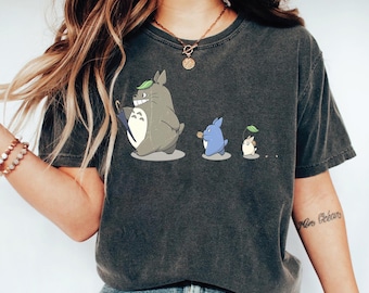My Neighbor Totoro Chibi Shirt, My Neighbor Totoro, Studio Ghibli Shirt, Totoro Shirt, Studio Ghibli Fans Shirt, Totoro Shirt,Miyazaki Hayao