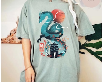 Camiseta de El viaje de Chihiro, camiseta de Haku Ghibli, Hayao Miyazaki, regalo de Studio Ghibli, camiseta de Totoro, sudadera de Ghibli, sin rostro, camiseta de El viaje de Chihiro