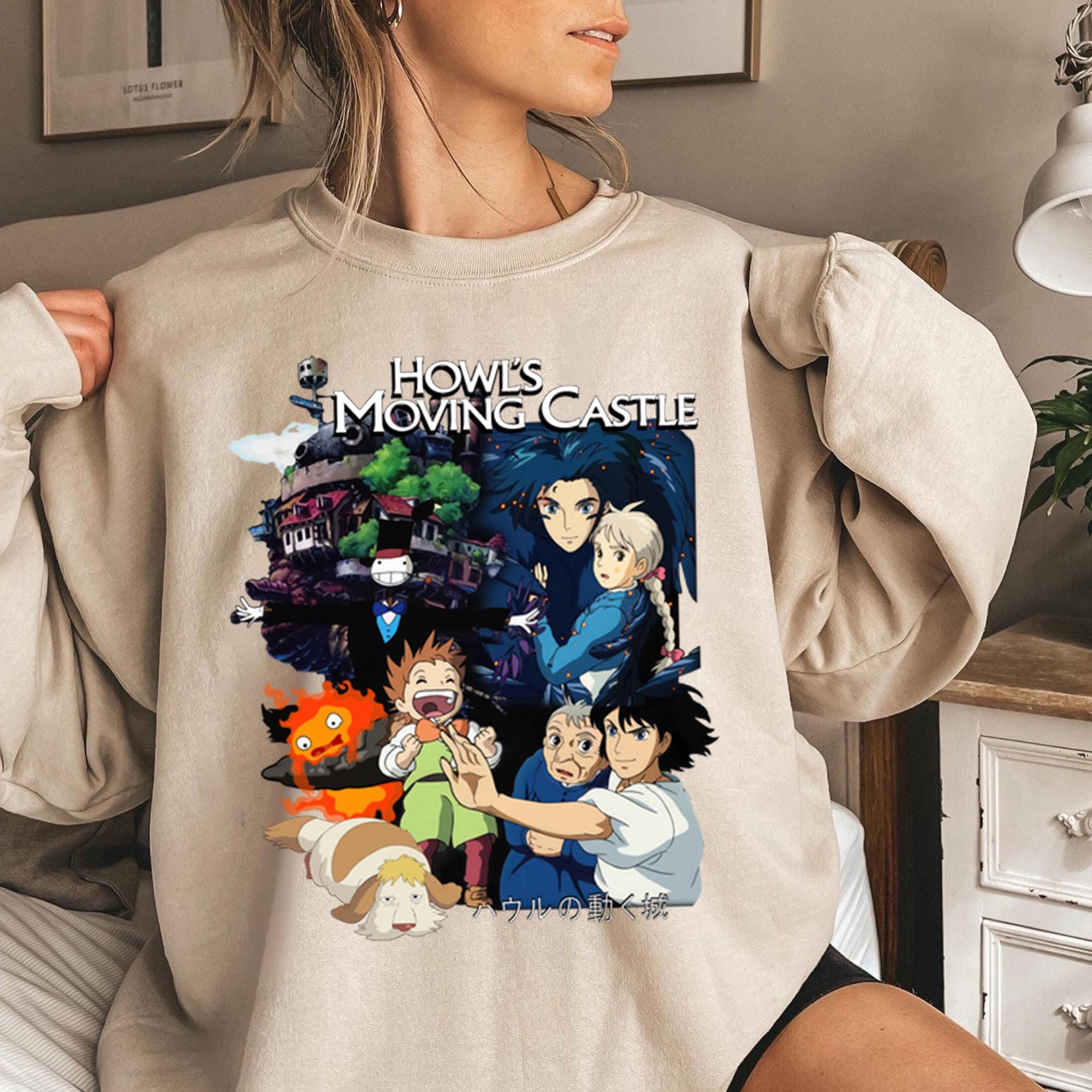 ハウルの動く城 Tシャツ、ハウルとソフィー Tシャツ、ジブリ シャツ