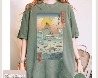 Vintage Ponyo Studio Ghibli Shirt: Y2K Movie Tee