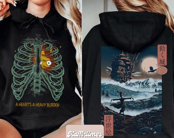 Camiseta O Castelo Animado: Camiseta Calcifer Y2K, Presente do Studio Ghibli