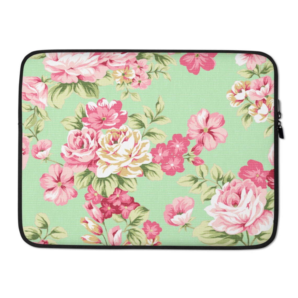Beautiful Flowers Laptop Sleeve Floral Laptop Bag Flowers Etsy