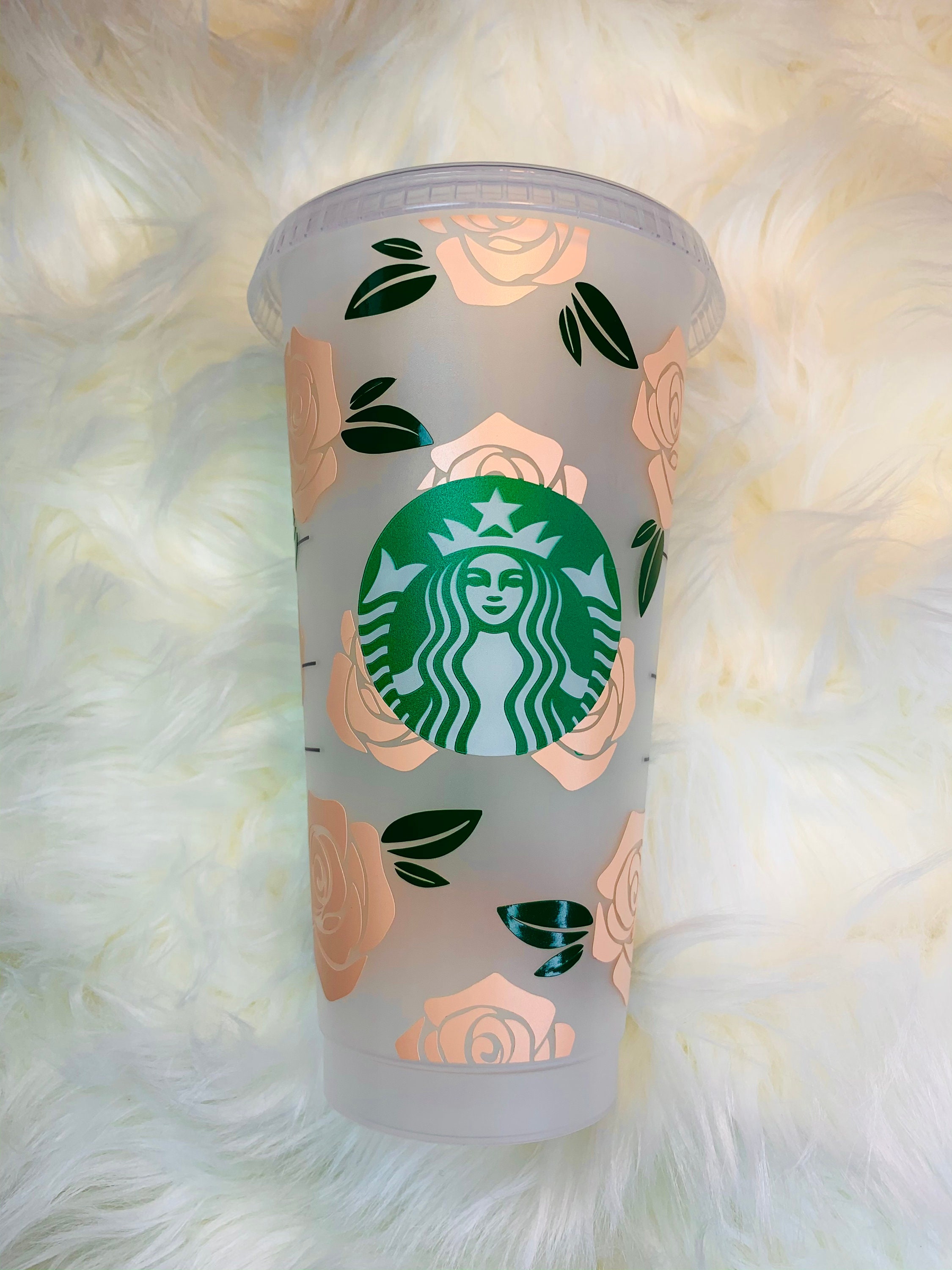 Rose Starbucks Cup Etsy