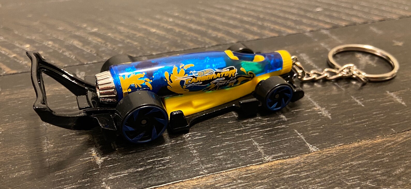 Hot Wheels Custom Keychain CARBONATOR BLUE Etsy