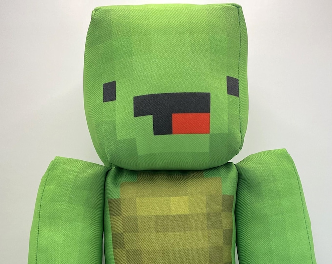 Mikey Plush Toy Minecraft Youtuber From Mikey and JJ Etsy