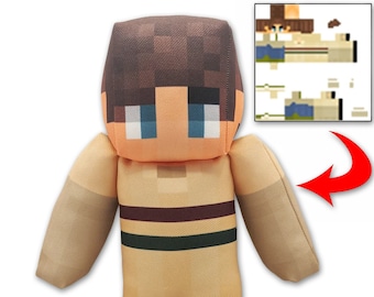 Custom Plush Toy Using Any Minecraft Java Edition Skin