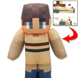 Custom Plush Toy Using Any Minecraft Java Edition Skin