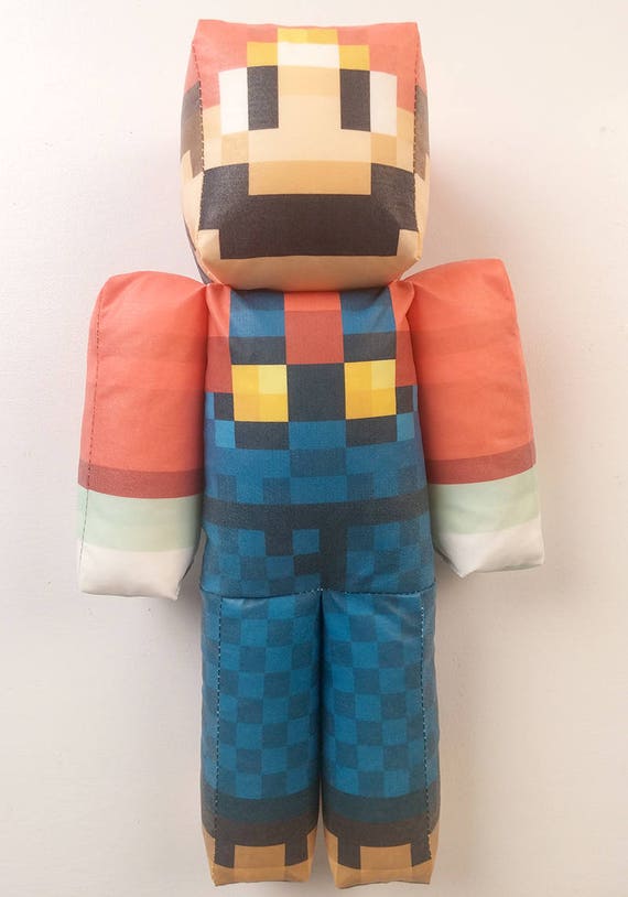 8 bit mario plush