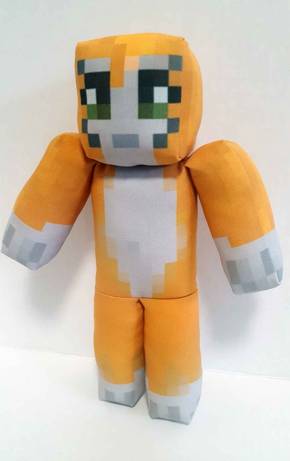 minecraft cat plush toy