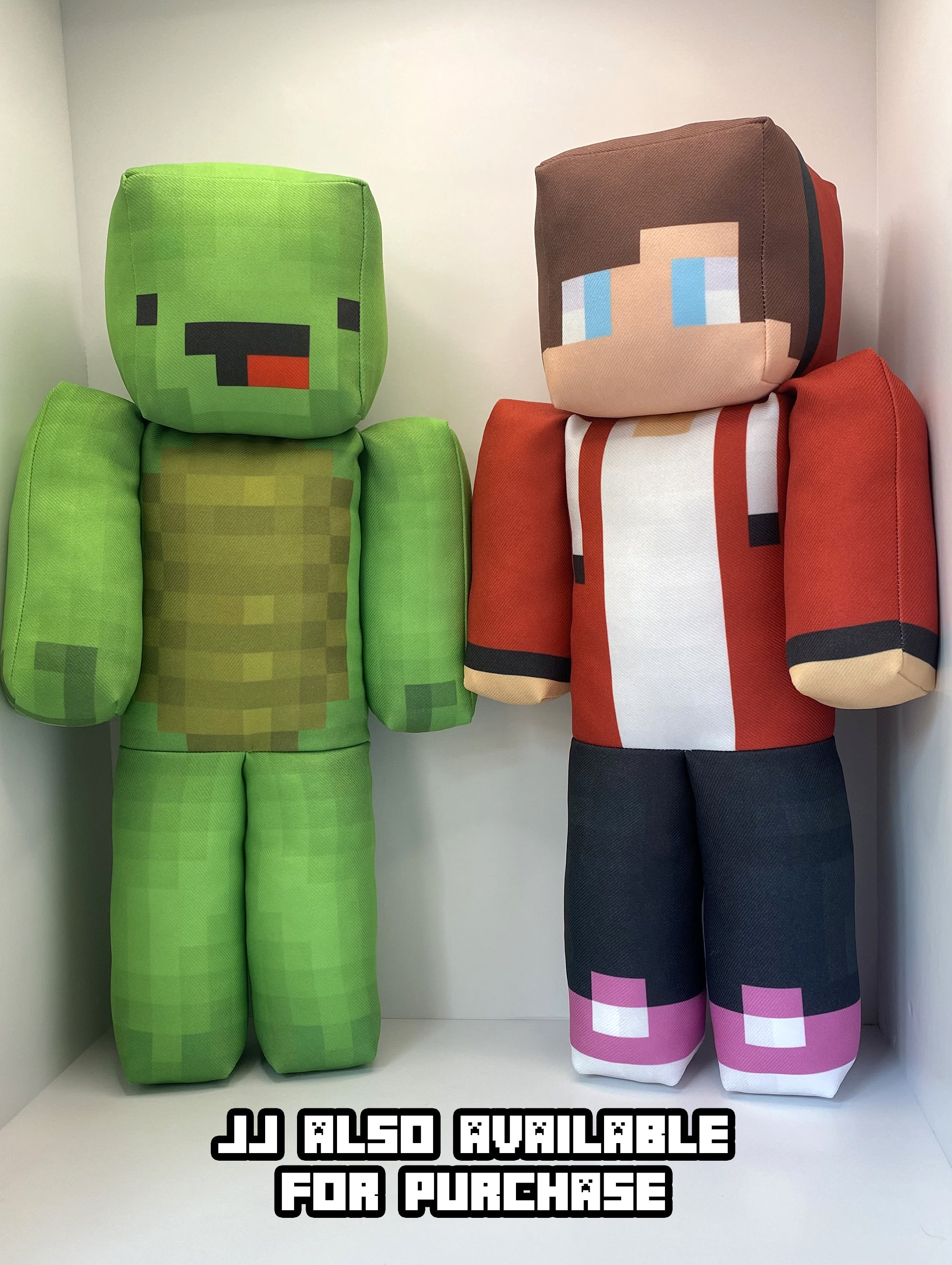 Mikey Plush Toy Minecraft Youtuber From Mikey and JJ Etsy Australia