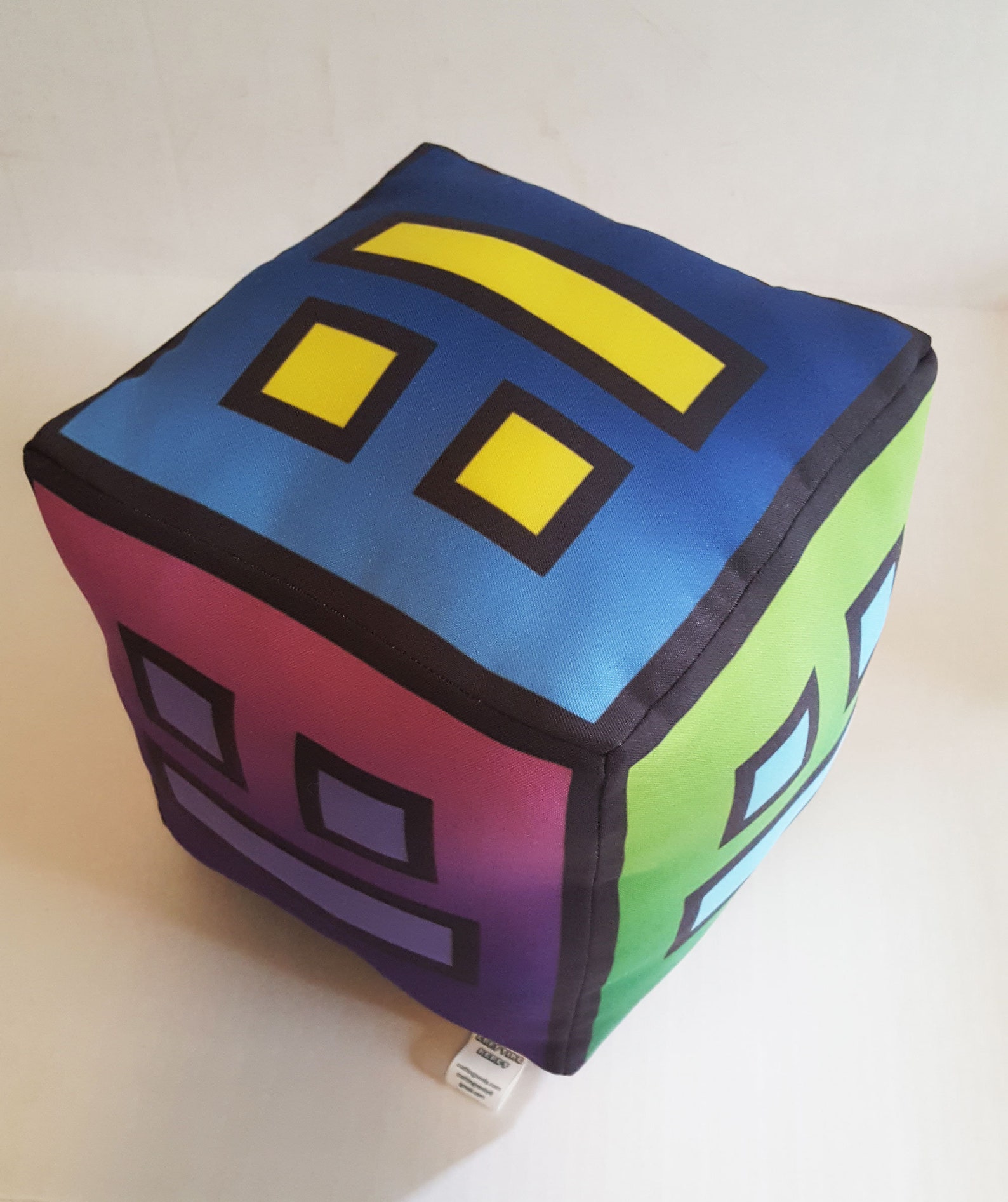 Geometry Dash Icon Plush Toy. Large 9 Version | Etsy