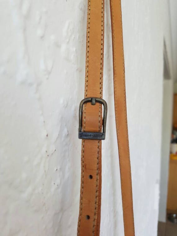 Leather and Vegan Crossbody bag • Brown Leather H… - image 5