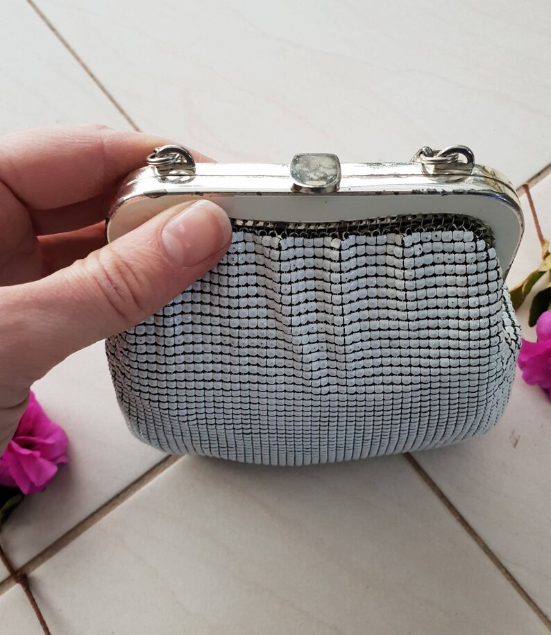 vintage glomesh clutch