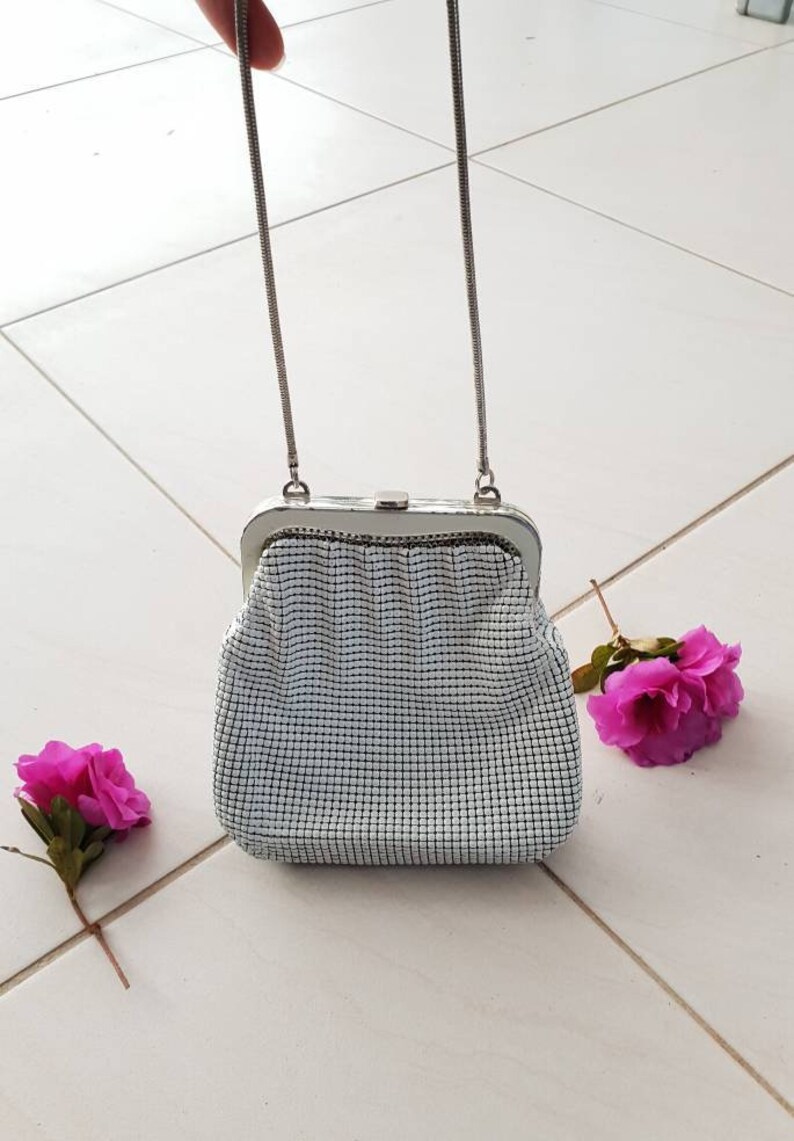 vintage glomesh clutch