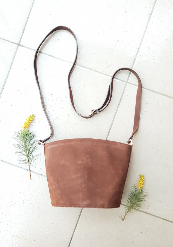 BALLY CROSSBODY BAG • Vintage Designer bag• Brown