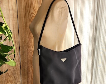PRADA Authentic Vintage 90s Nylon Shoulder Bag - Etsy