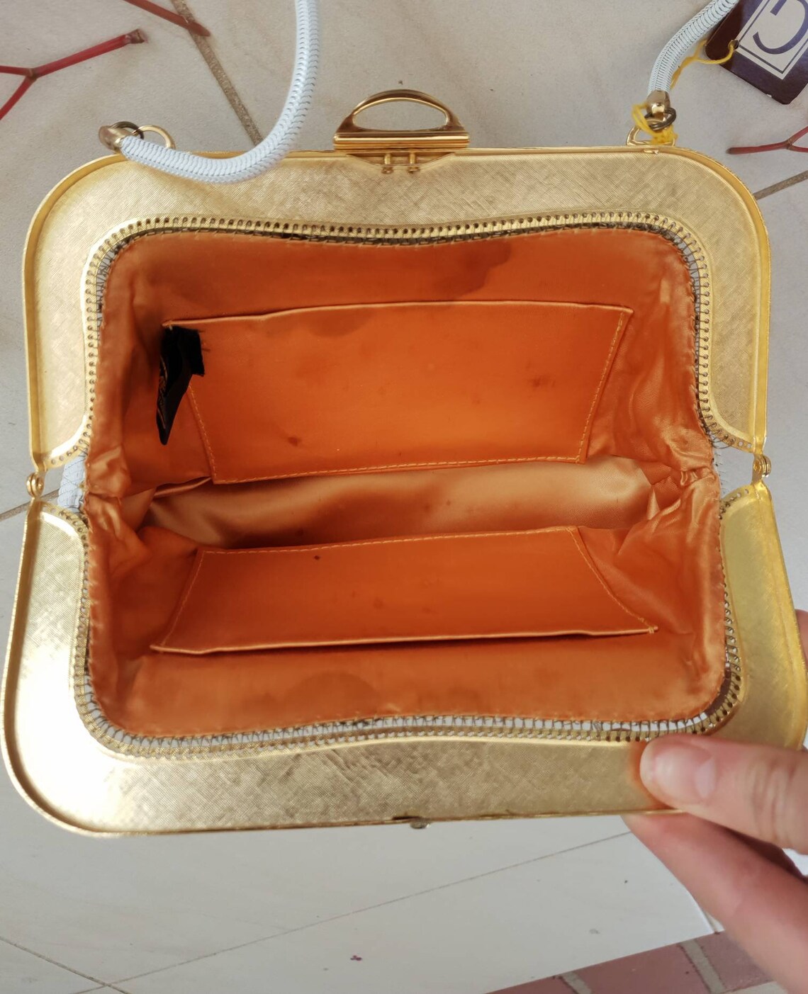 vintage glomesh clutch