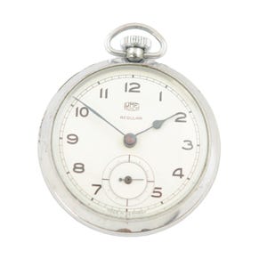 Vintage German Ruhla Regular Pocket watch UMF  Vintage Collectible Pocket Watch UMF Ruhla  Regular