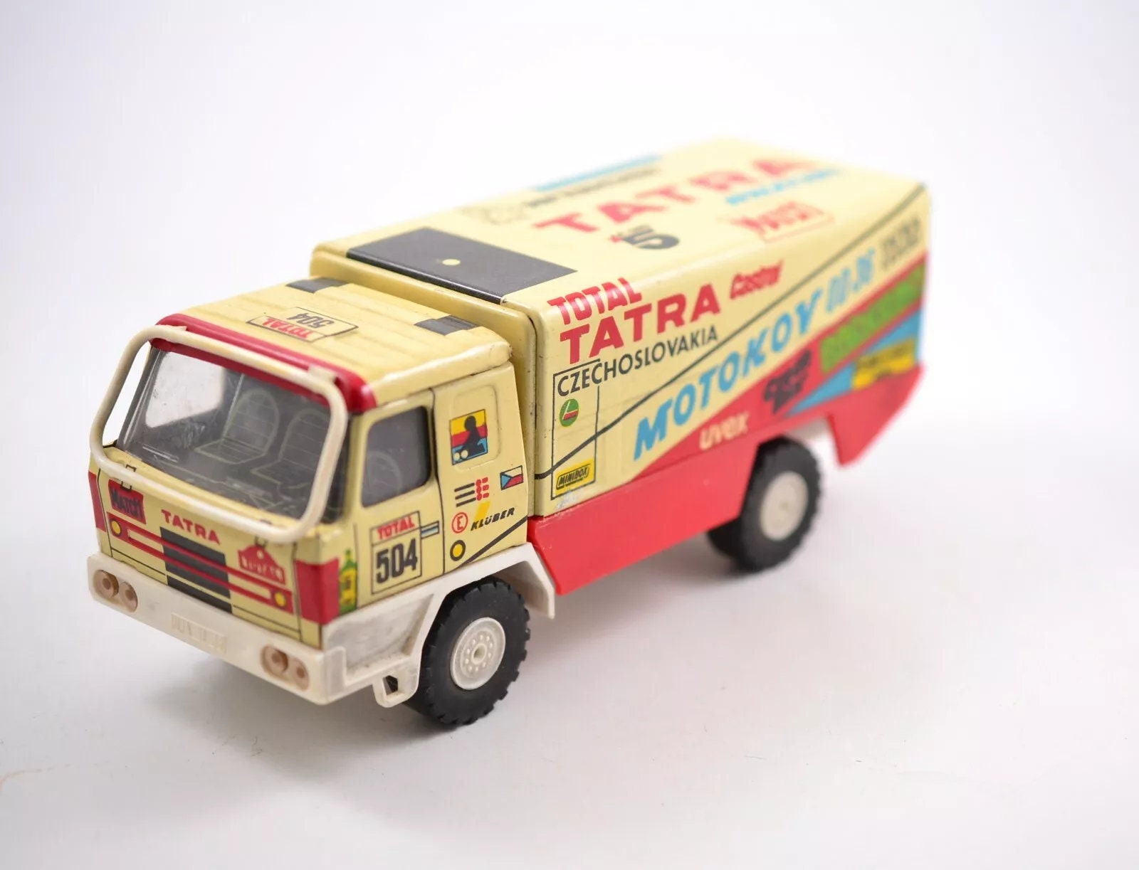 Vintage Old Tin  Plastic Truck Toy Tatra T 815 RALLYE 1:43 Czechoslovakia  - Etsy