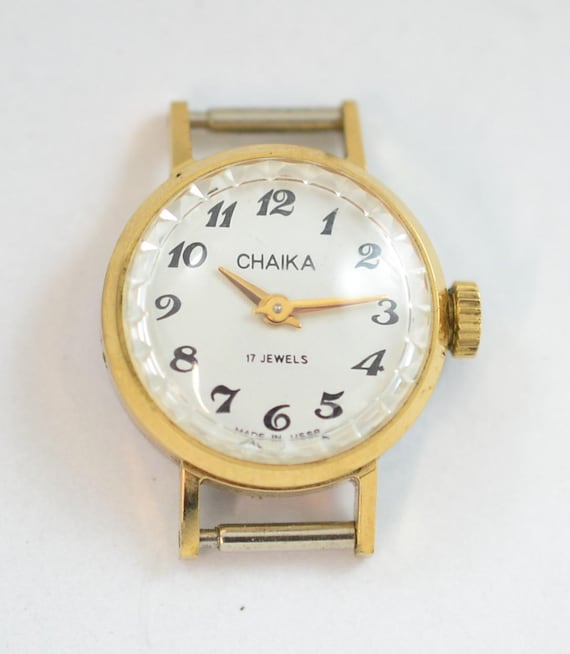 Vintage Russian Soviet USSR CHAIKA Mechanical Ladies Wrist Watch