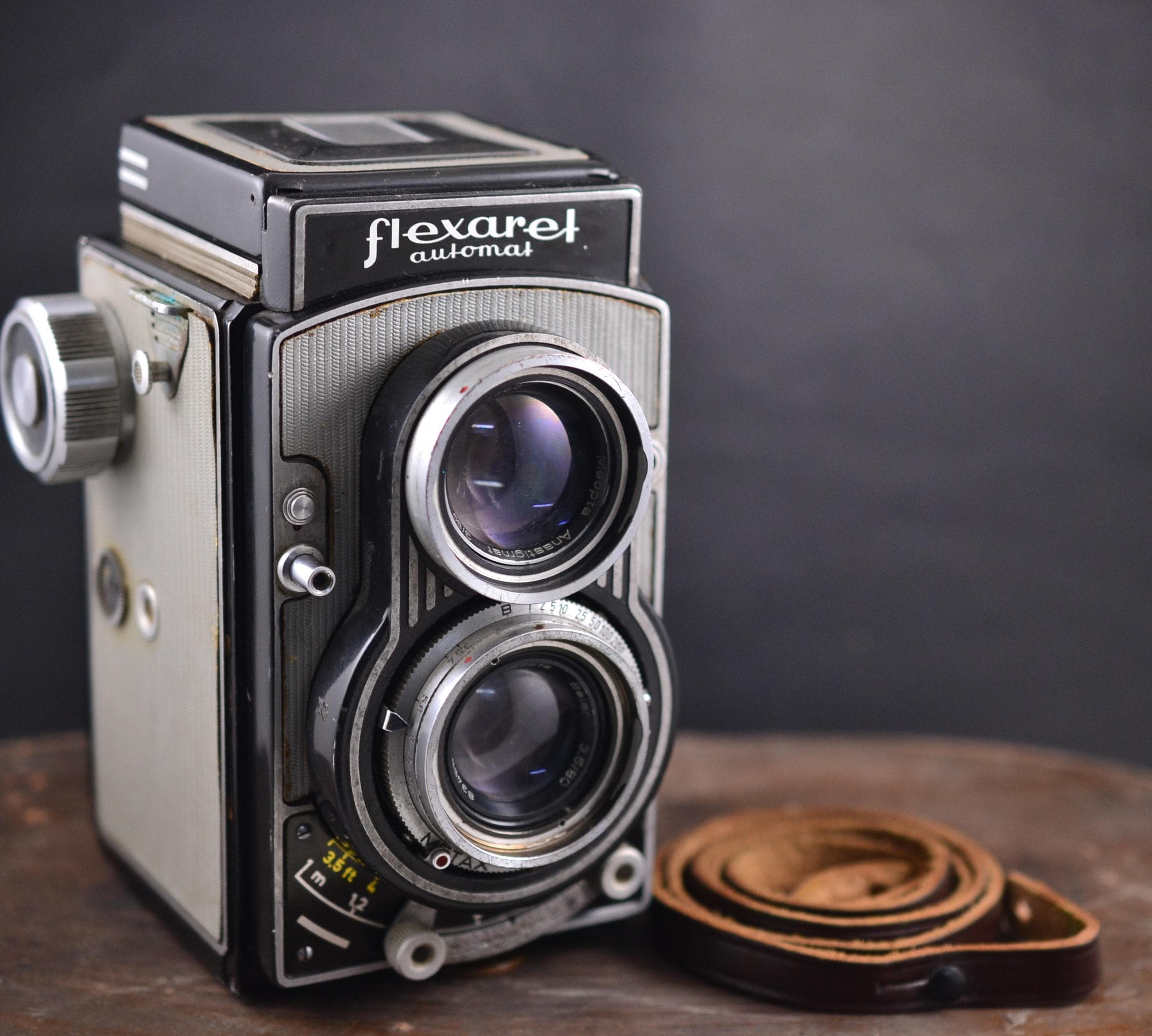 Vintage Antique Camera FLEXARET Automat Lenses MEOPTA Belar 3,5