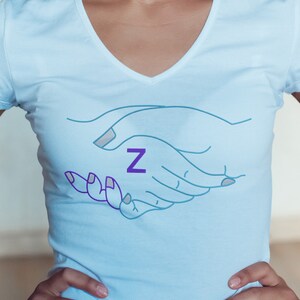 Z Hands -  Digital Embroidery Design - 2x3, 3x4, 3x5, 4x6, 5x8, 6x9, 6x10, 7x12, and 9x14
