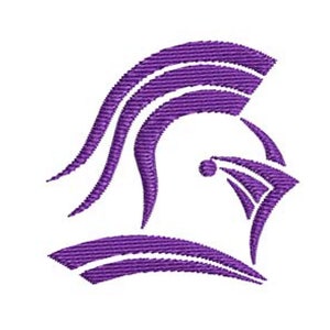 Tiny Trojans Team Mascot - Embroidery Design - 1x1 and 2x2