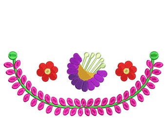 Mexican Dress Bodice Design 2 of 3 Cinco De Mayo Embroidery - Etsy