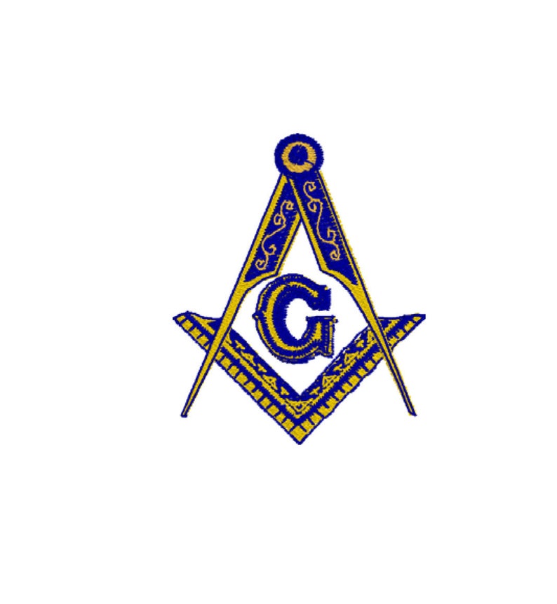 Master Mason Square and Compasses 2x2 Embroidery Design Etsy