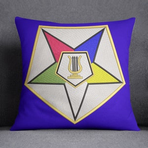 O.E.S. Grand Organist Emblem - Digital Machine Embroidery Design- 4x4, 5x5, 6x6, 7x7, 8x8, 9x9, 10x10, 12x12, and 14x14