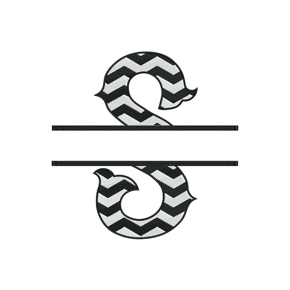 Chevron Monogram Printables