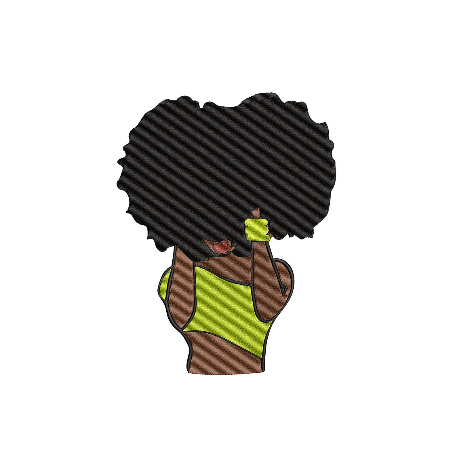 Lady Angled Shirt Digital Embroidery Design 2.7x3.5 3.1x4 | Etsy