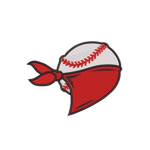 Baseball Bandit - Stickmuster - 2.5x3, 4x4, 5x6, 7x8, 8x10, 10x12, 11x14