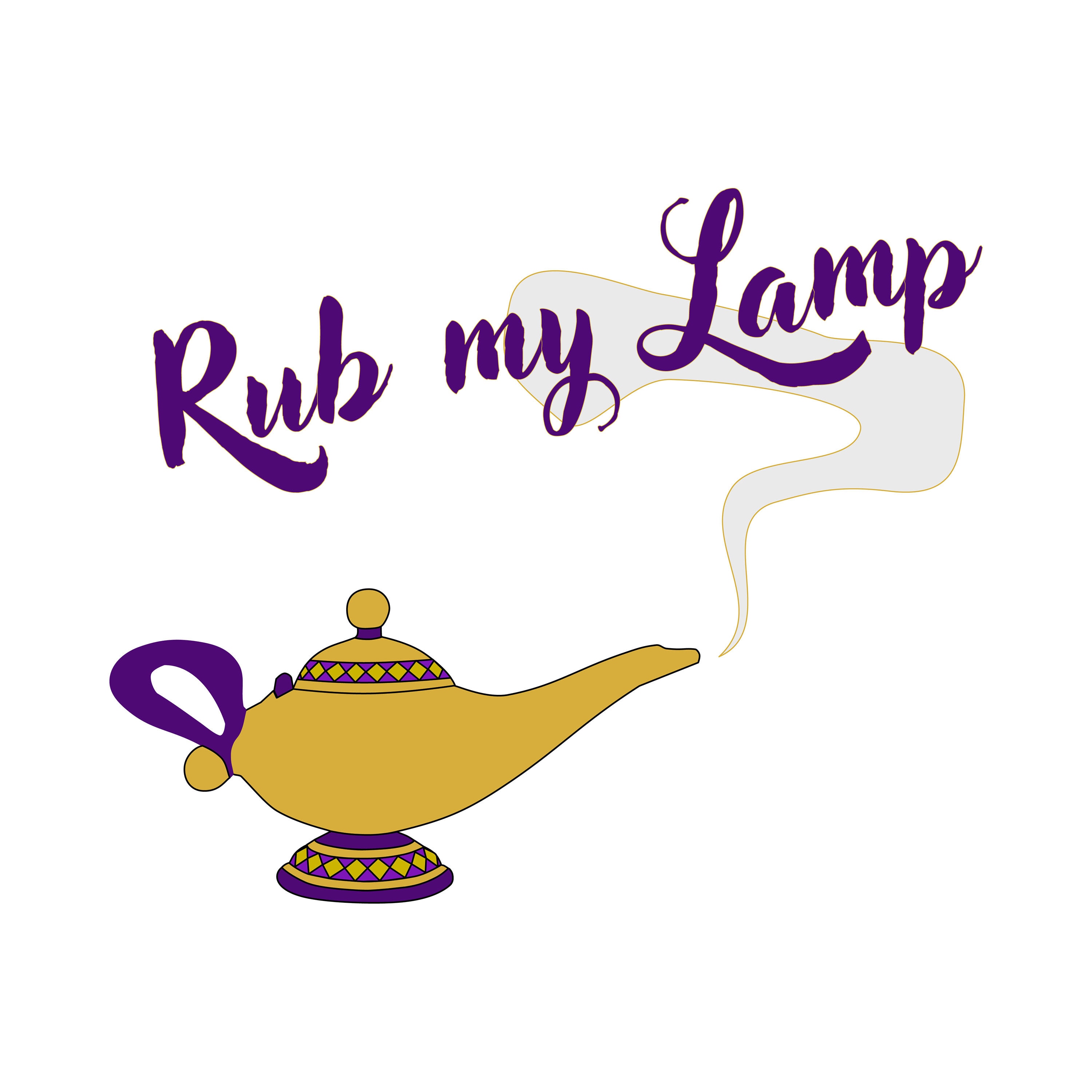 Magic Lamp or Genie's Lamp Design - Silhouette and Cricut Cut Files ...