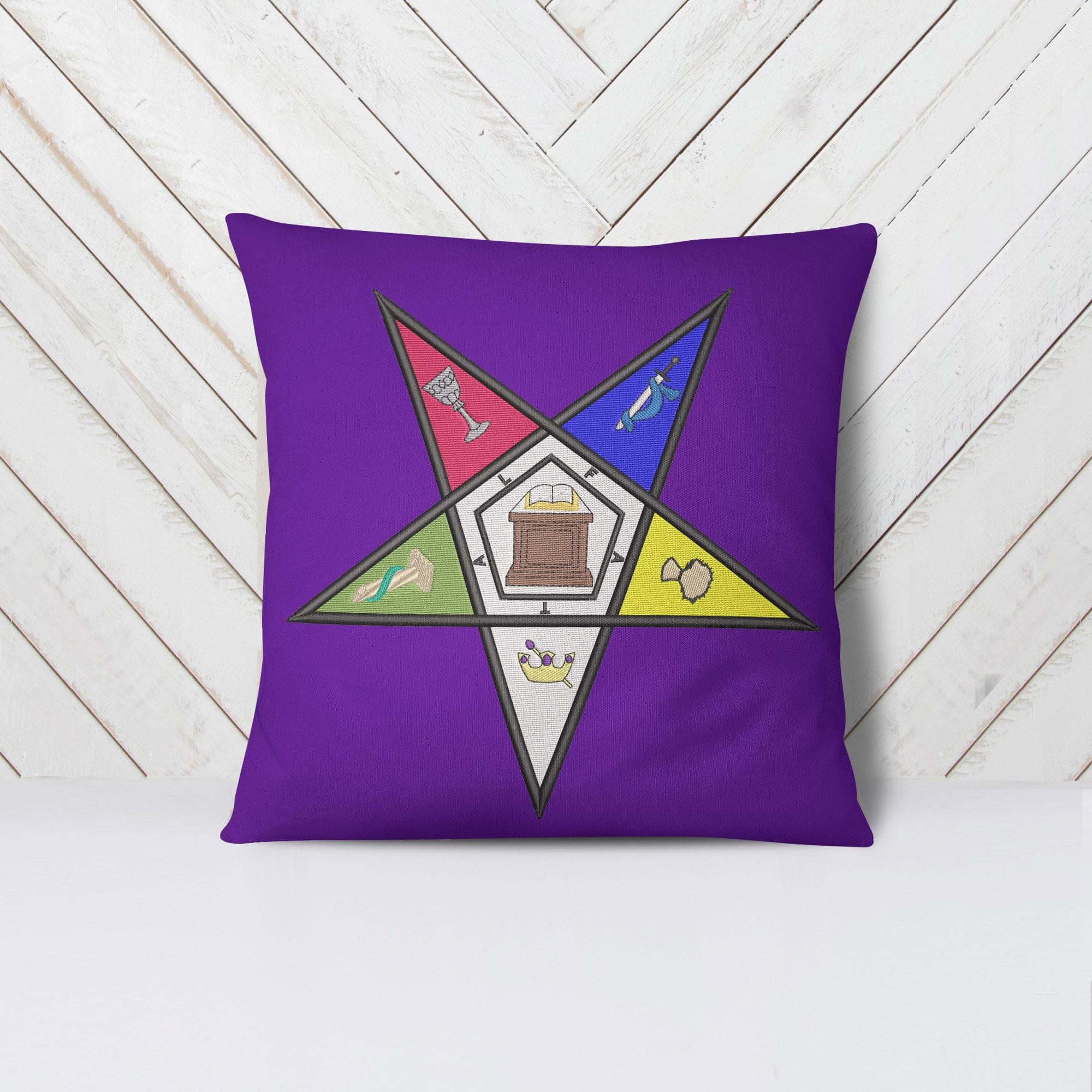 PHA OES Star With FATAL Eastern Star Digital Embroidery - Etsy Sweden