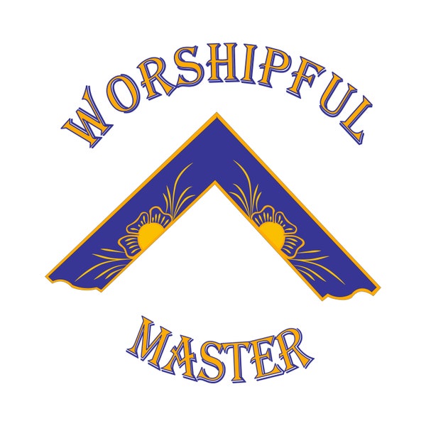 Worshipful Master Square SVG - Silhouette & Cricut Cut Files - Jpeg, Svg, Eps, Png, Gsp - High Resolution - Clipart