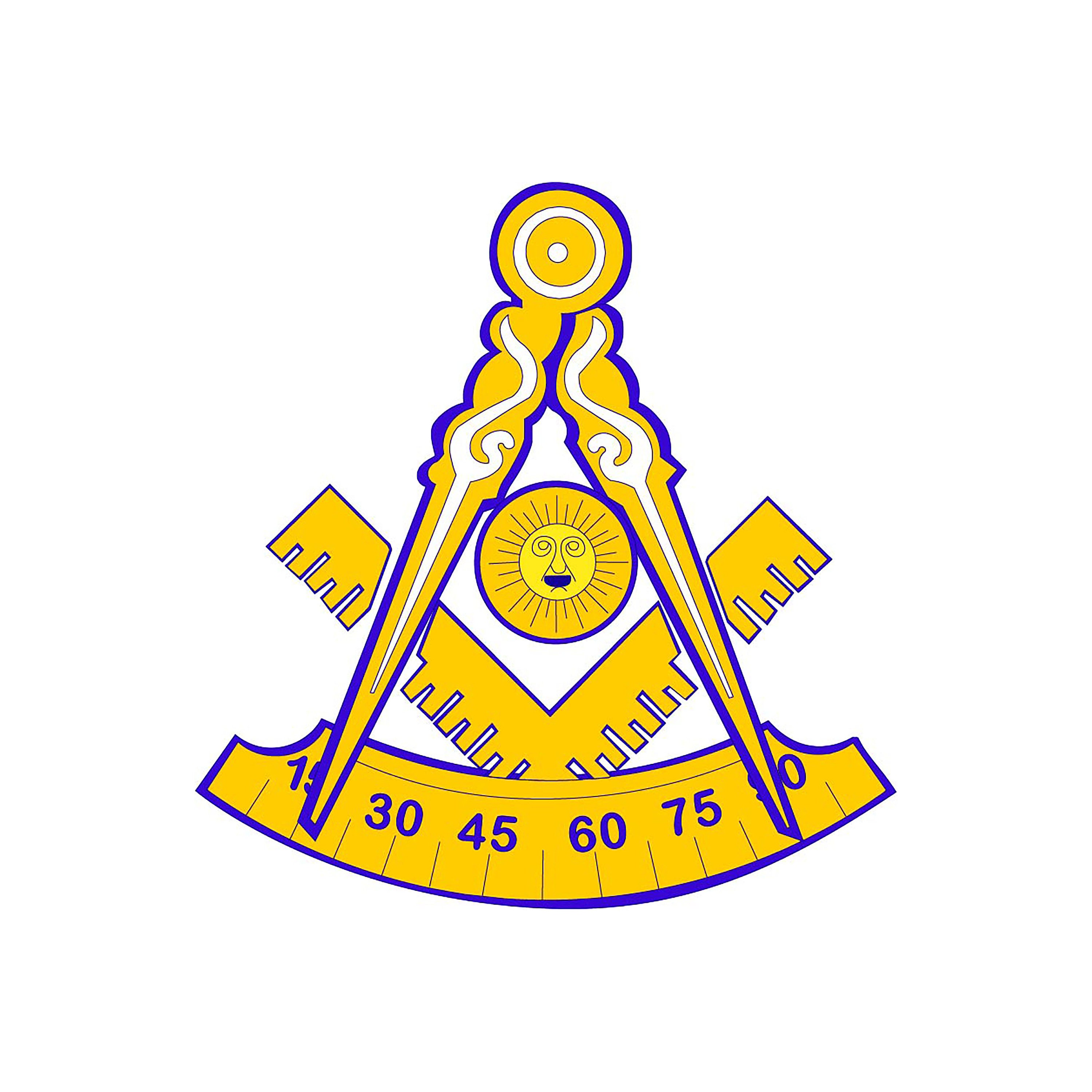Masonic Auto Car Badge Emblems mason freemason BCM34 PAST Masonic Auto Car Badge Emblems mason freemason BCM34 PAST