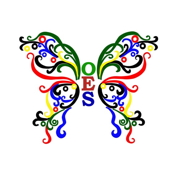 Download OES Butterfly Silhouette Cut Files Jpeg Svg Eps Png Gsp | Etsy
