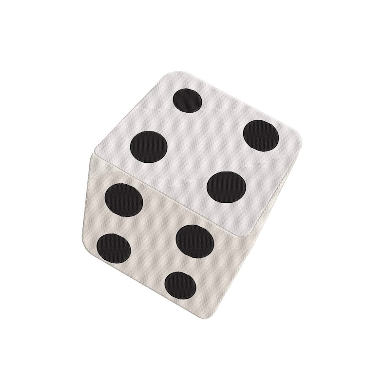 Dice Embroidery Design 4x4, 6x6, 8x8, 9x10, 11x12, and 13x14 Etsy